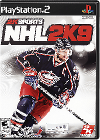 NHL 2K9 Playstation 2 US box art